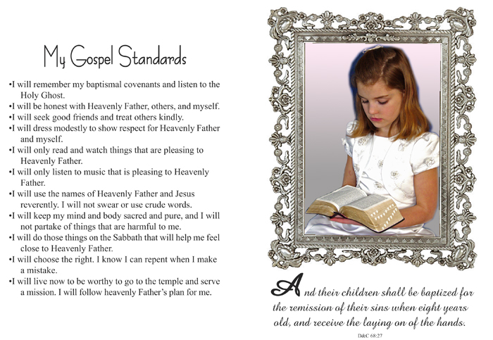 Rosie's Baptism Program 2008-1